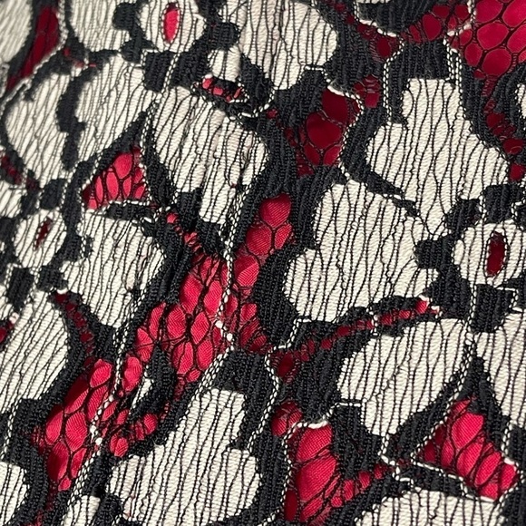 Anne Klein Floral Lace Overlay Sleeveless Dress Womens Size 14 - Picture 6 of 16